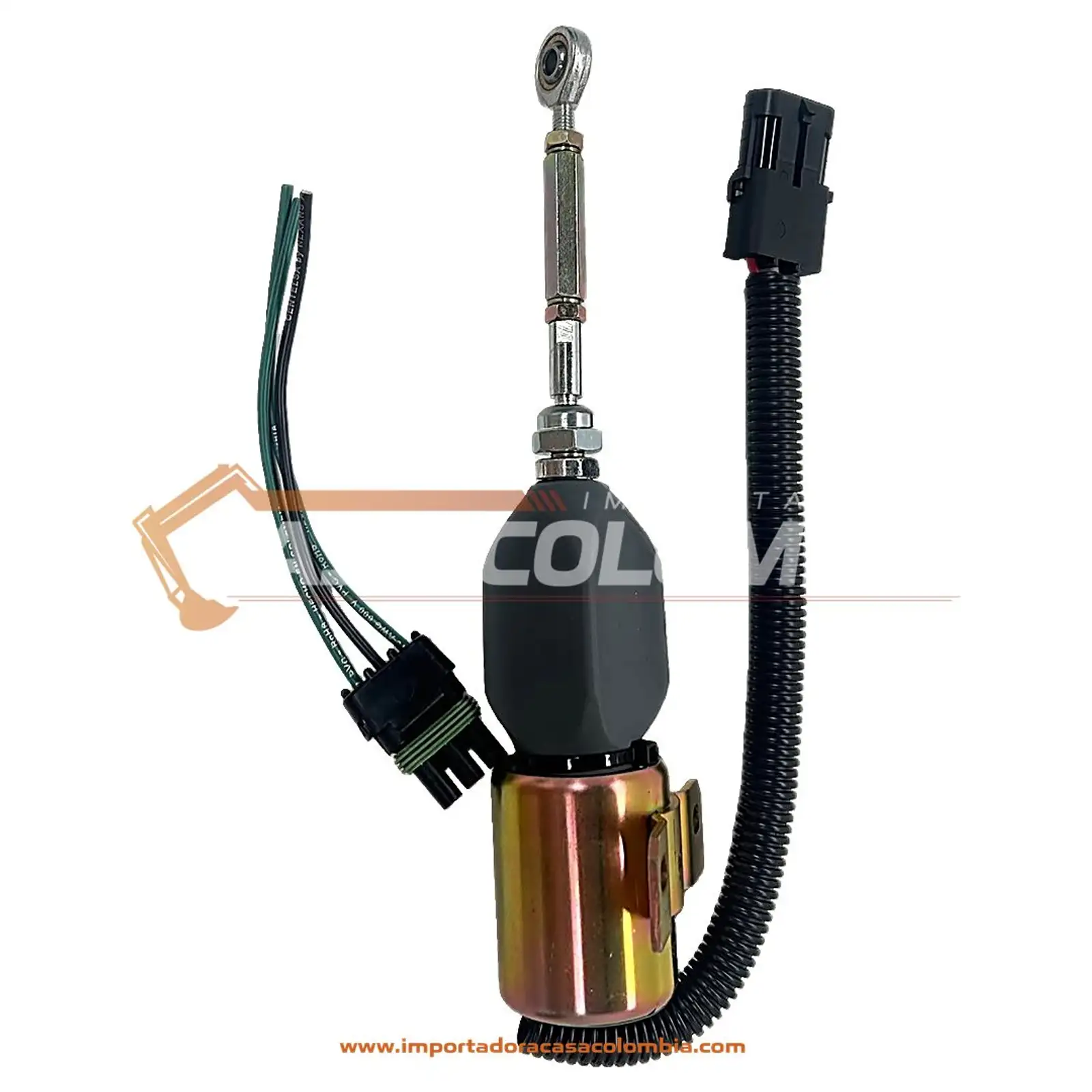 3864274 (1) VALVULA SOLENOIDE APAGADOR MOTOR SHANTUI 24V