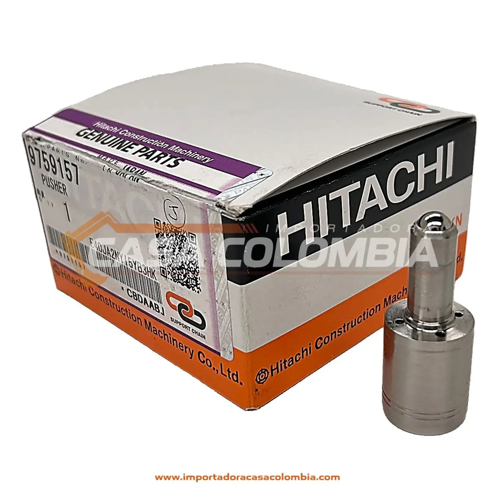 9759157 (4) BALA 1 PUSHER MANDO EXC. HITACHI ZX120-3 ZX120-6 ZX200-3 ZX200-6
